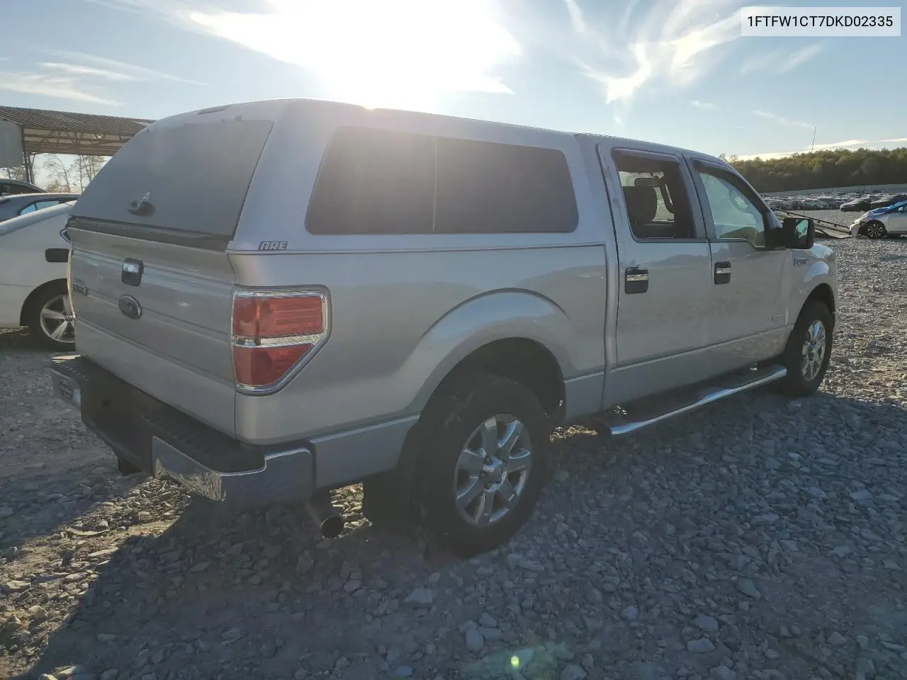 1FTFW1CT7DKD02335 2013 Ford F150 Supercrew