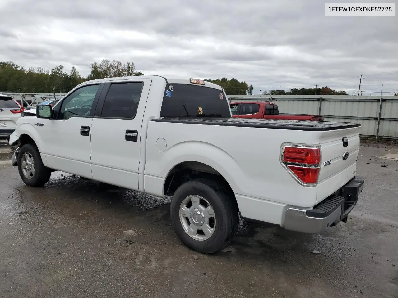 1FTFW1CFXDKE52725 2013 Ford F150 Supercrew