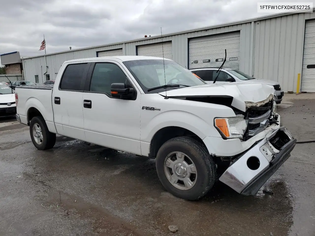 1FTFW1CFXDKE52725 2013 Ford F150 Supercrew