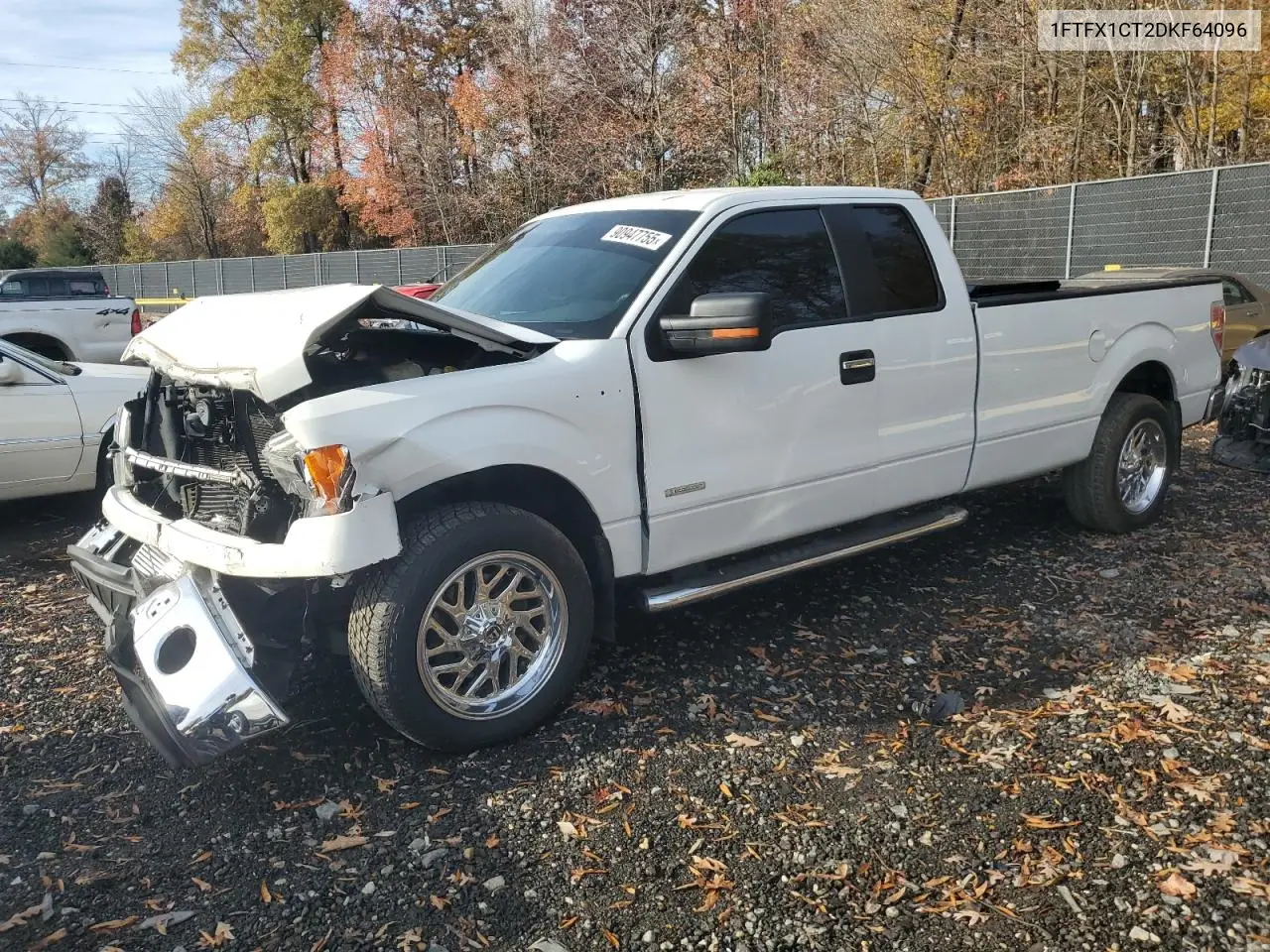 1FTFX1CT2DKF64096 2013 Ford F150 Super Cab