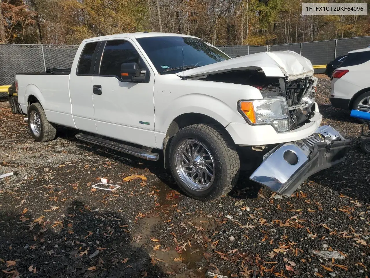 1FTFX1CT2DKF64096 2013 Ford F150 Super Cab