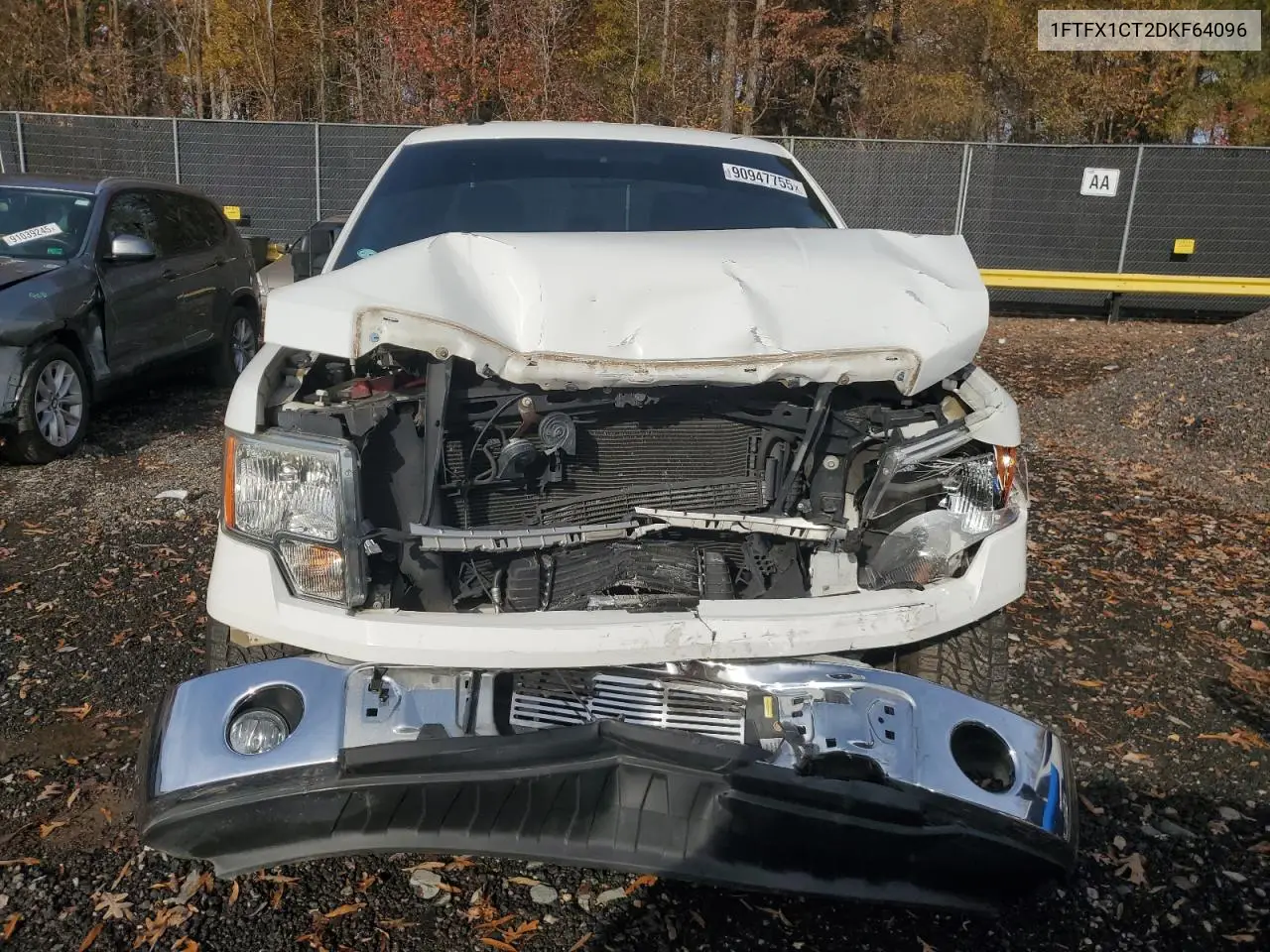 1FTFX1CT2DKF64096 2013 Ford F150 Super Cab