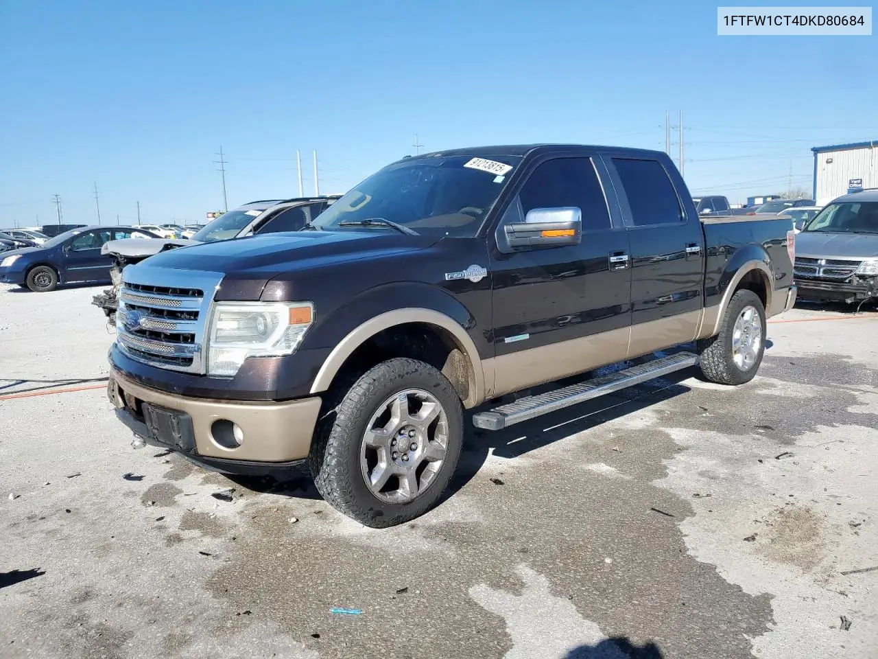 1FTFW1CT4DKD80684 2013 Ford F150 Supercrew