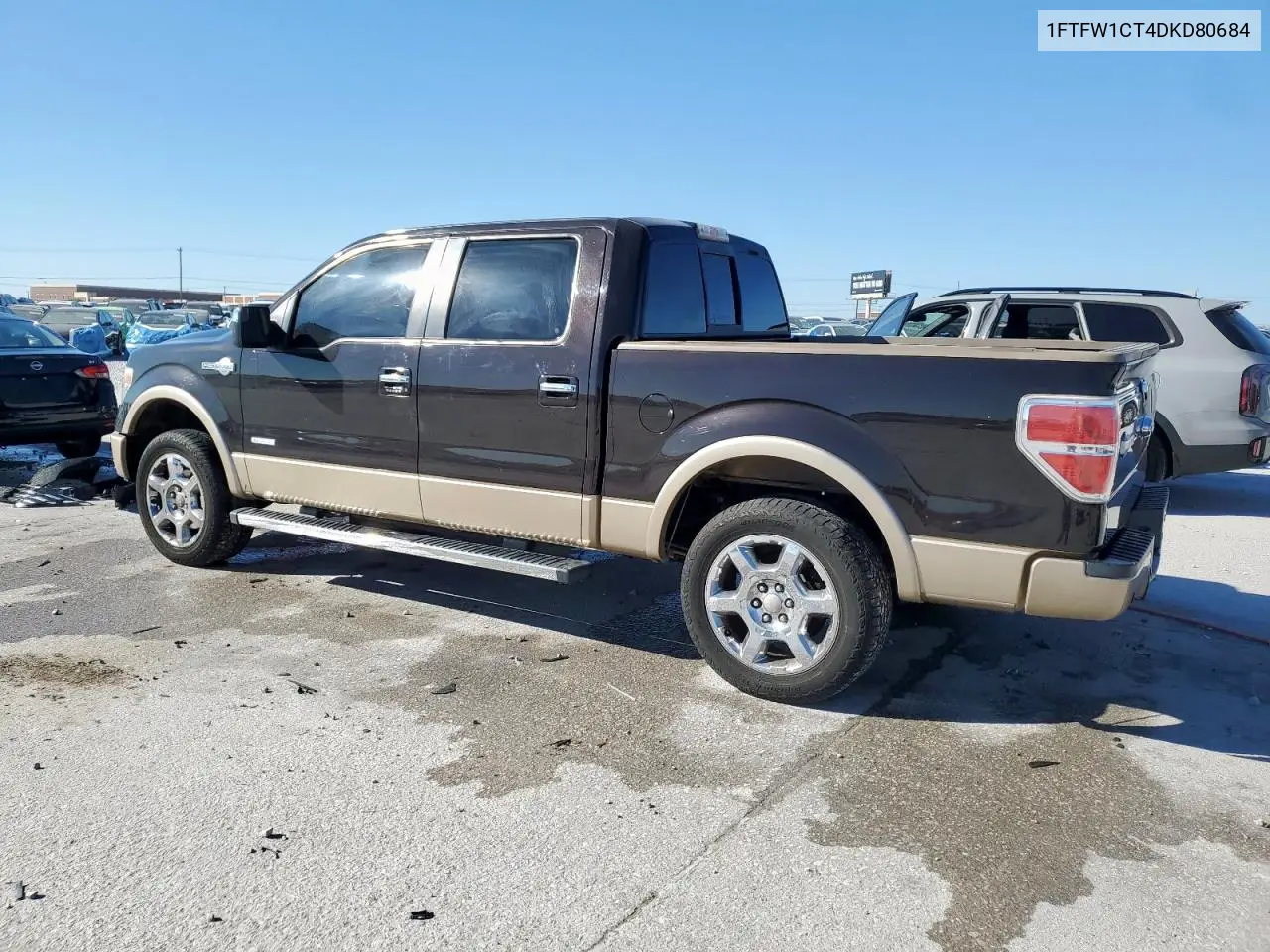 1FTFW1CT4DKD80684 2013 Ford F150 Supercrew
