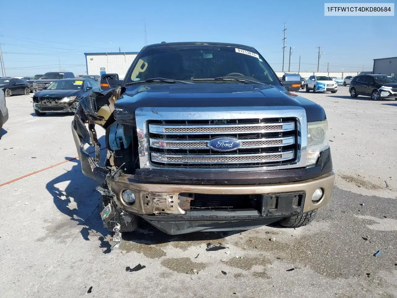 1FTFW1CT4DKD80684 2013 Ford F150 Supercrew