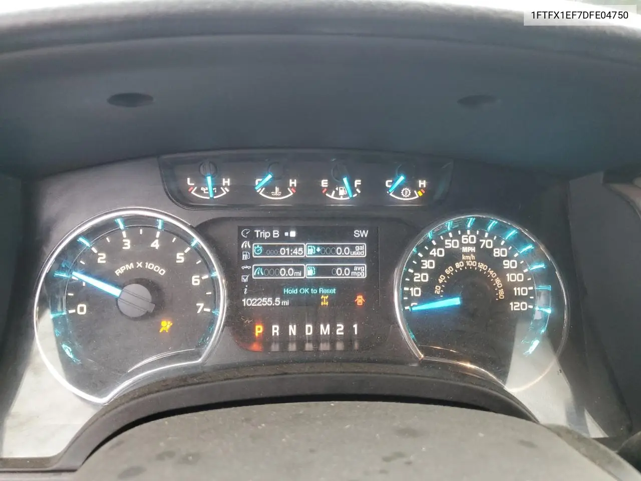 1FTFX1EF7DFE04750 2013 Ford F150 Super Cab