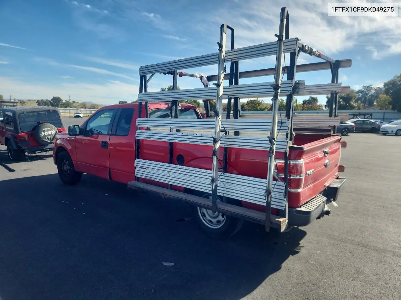 1FTFX1CF9DKD49275 2013 Ford F150 Super Cab
