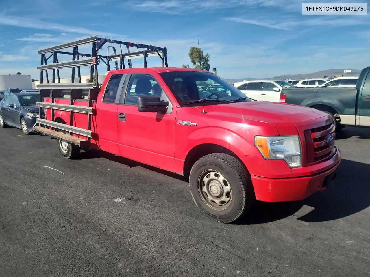 1FTFX1CF9DKD49275 2013 Ford F150 Super Cab