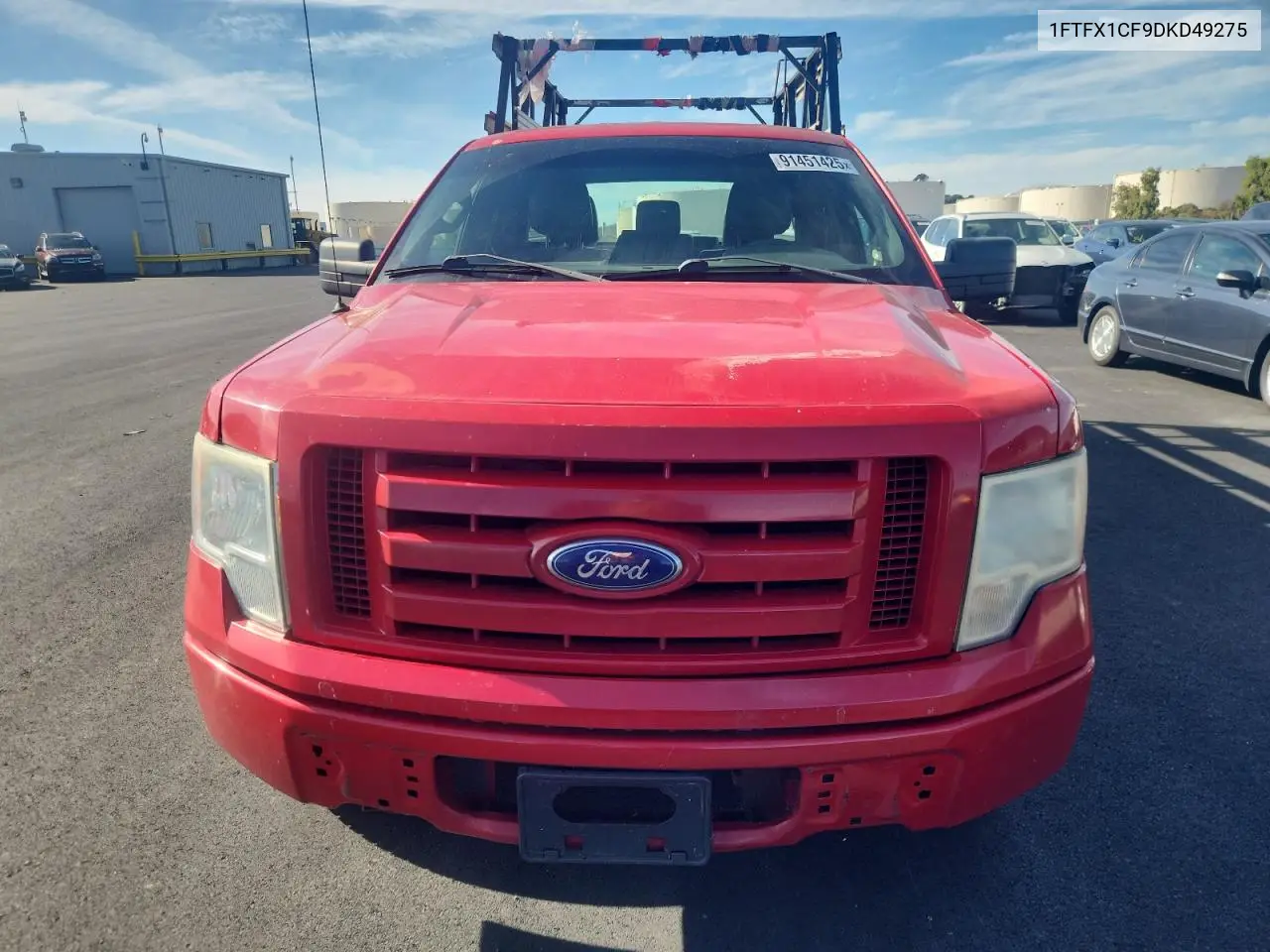 1FTFX1CF9DKD49275 2013 Ford F150 Super Cab