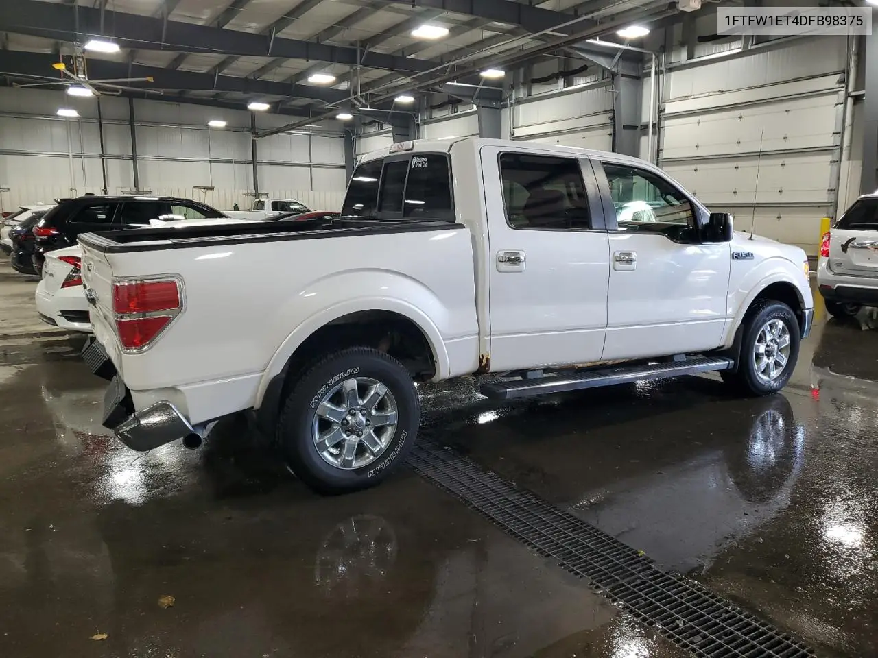 1FTFW1ET4DFB98375 2013 Ford F150 Supercrew
