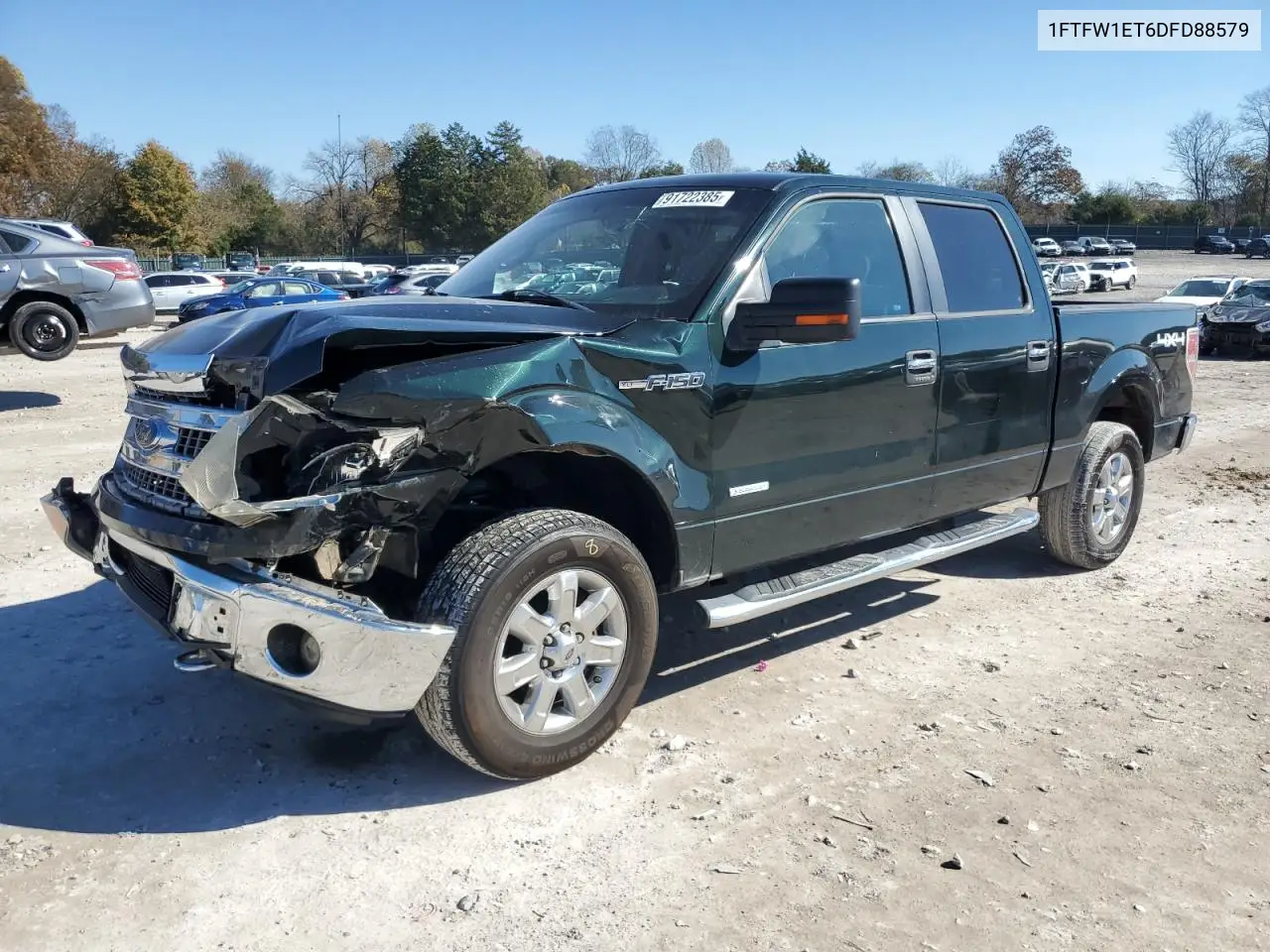 1FTFW1ET6DFD88579 2013 Ford F150 Supercrew