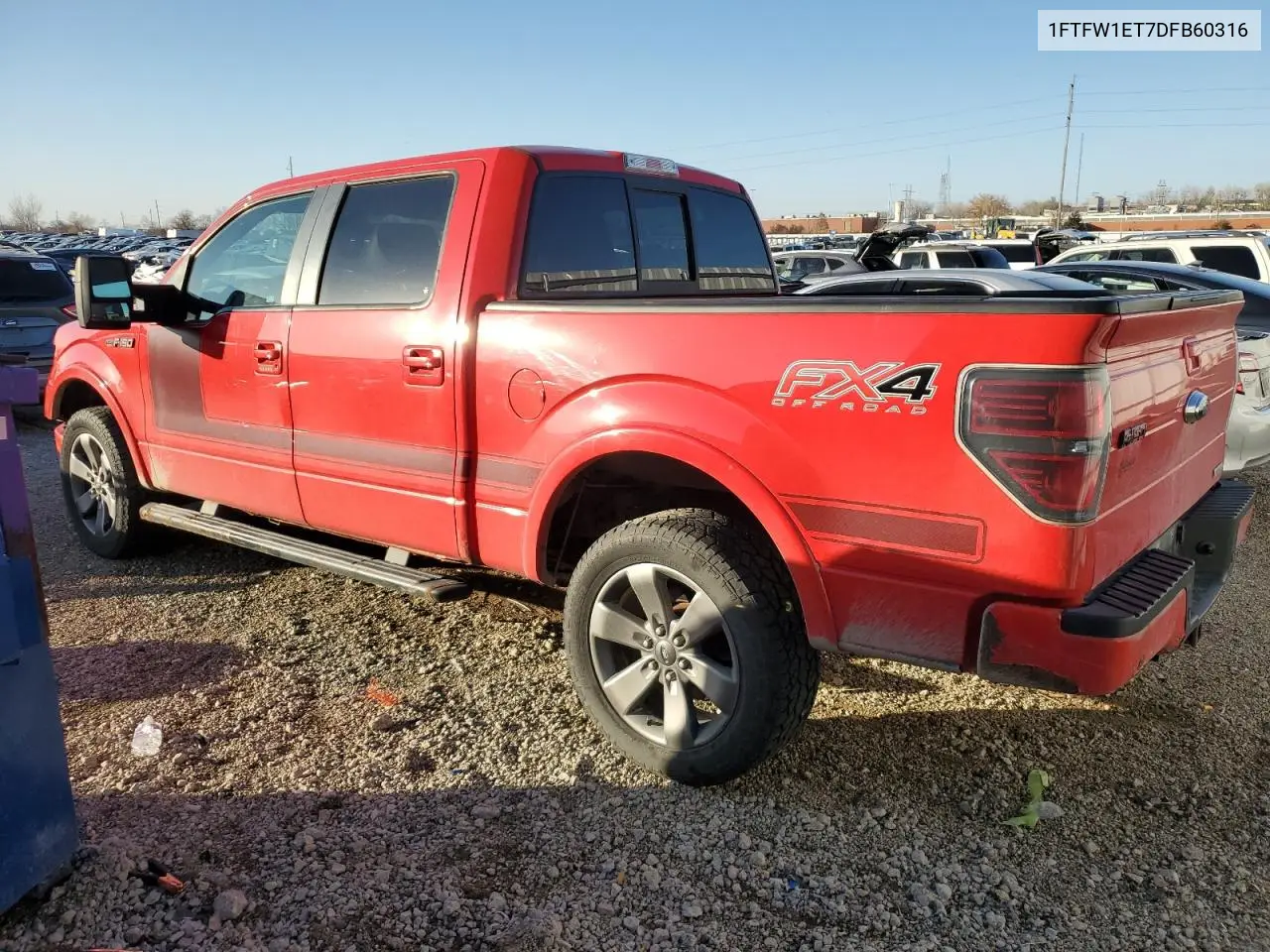 1FTFW1ET7DFB60316 2013 Ford F150 Supercrew