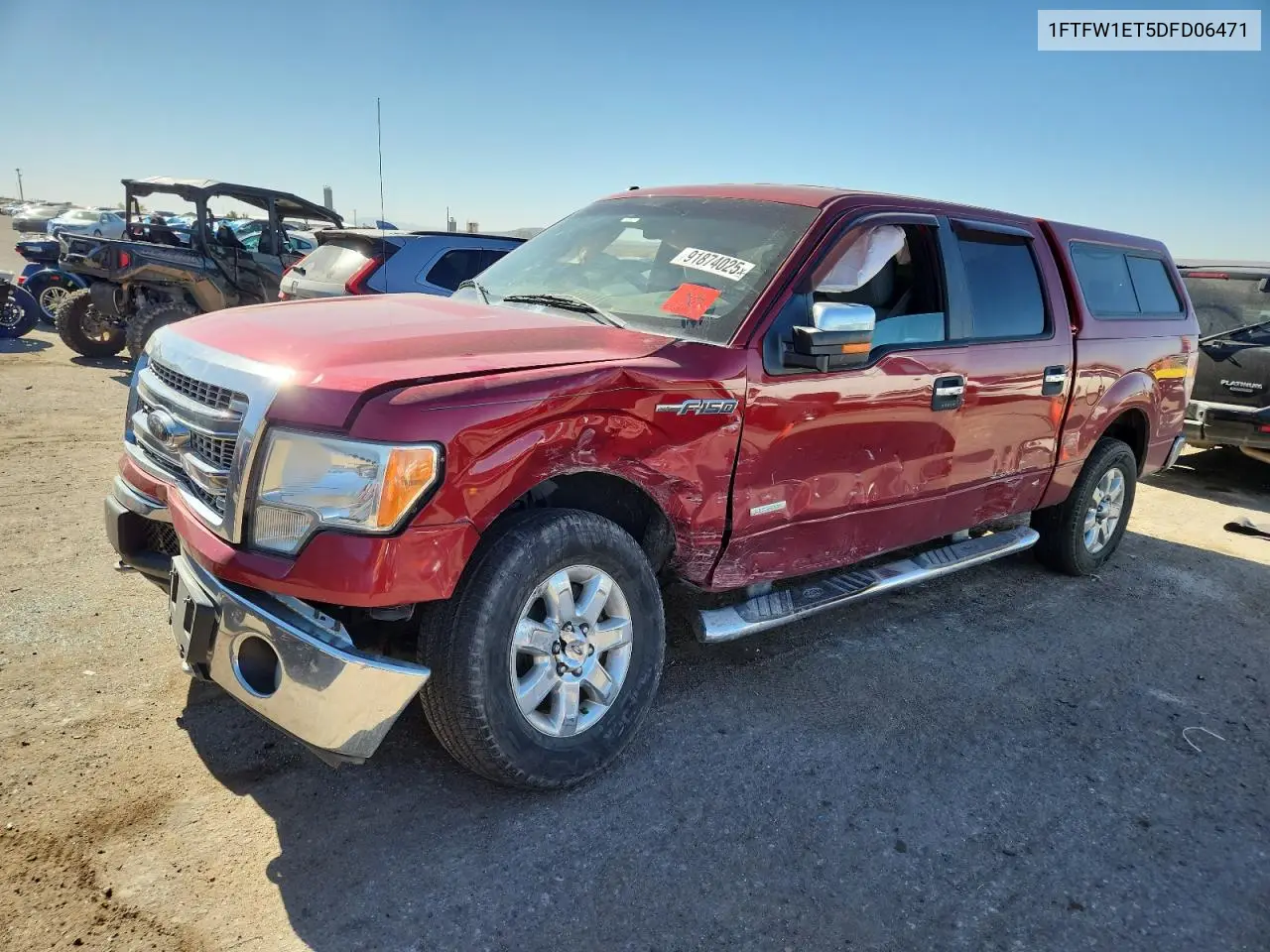 1FTFW1ET5DFD06471 2013 Ford F150 Supercrew