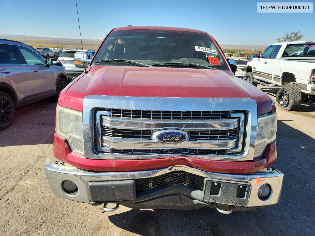 1FTFW1ET5DFD06471 2013 Ford F150 Supercrew