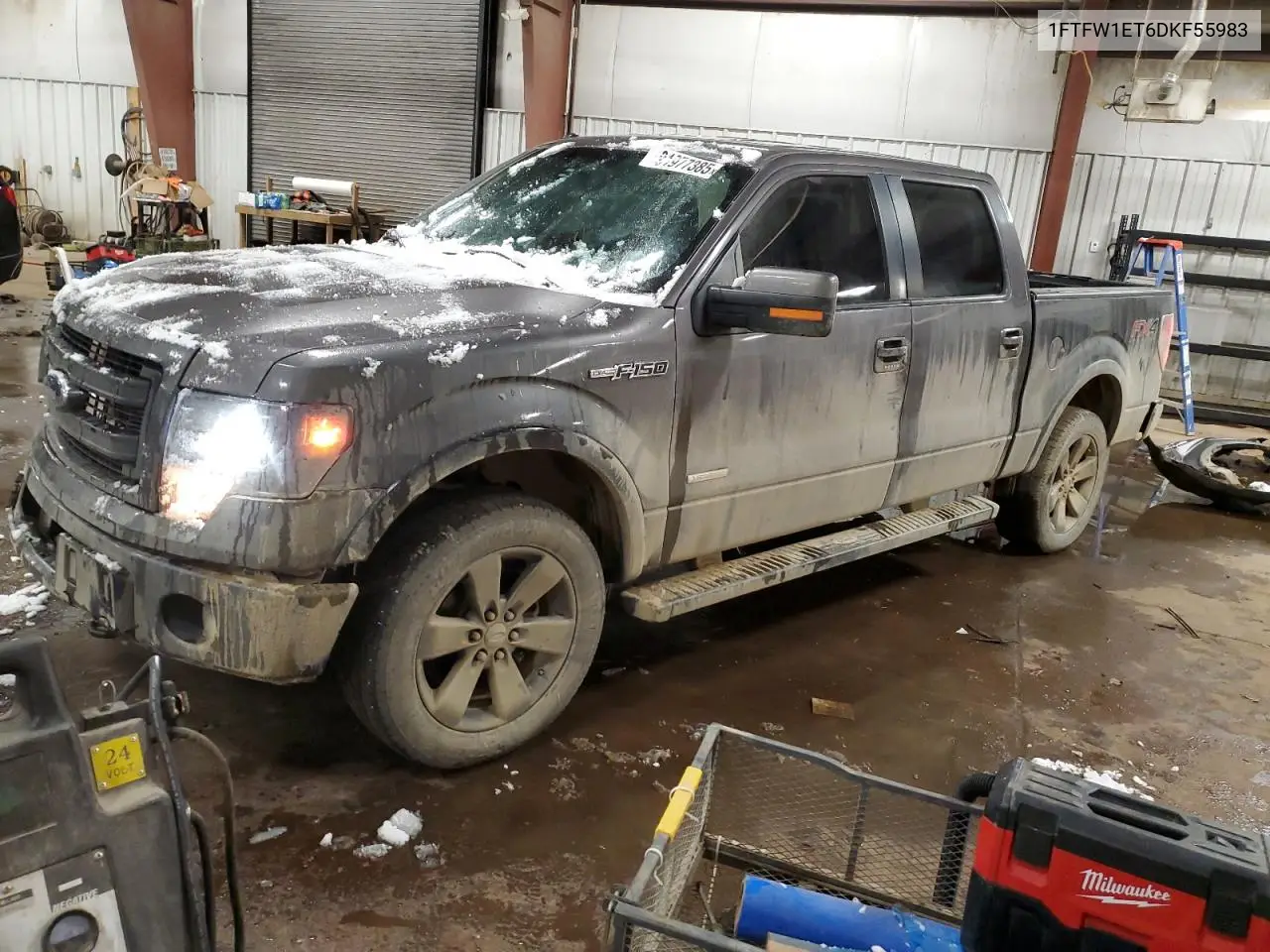 1FTFW1ET6DKF55983 2013 Ford F150 Supercrew