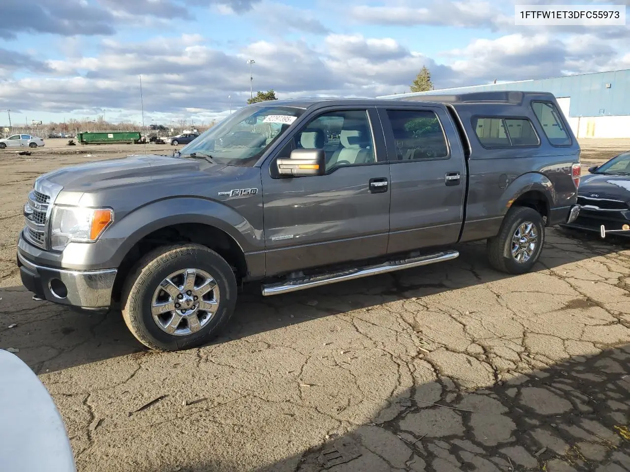1FTFW1ET3DFC55973 2013 Ford F150 Supercrew