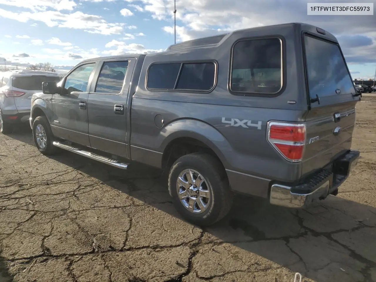 1FTFW1ET3DFC55973 2013 Ford F150 Supercrew