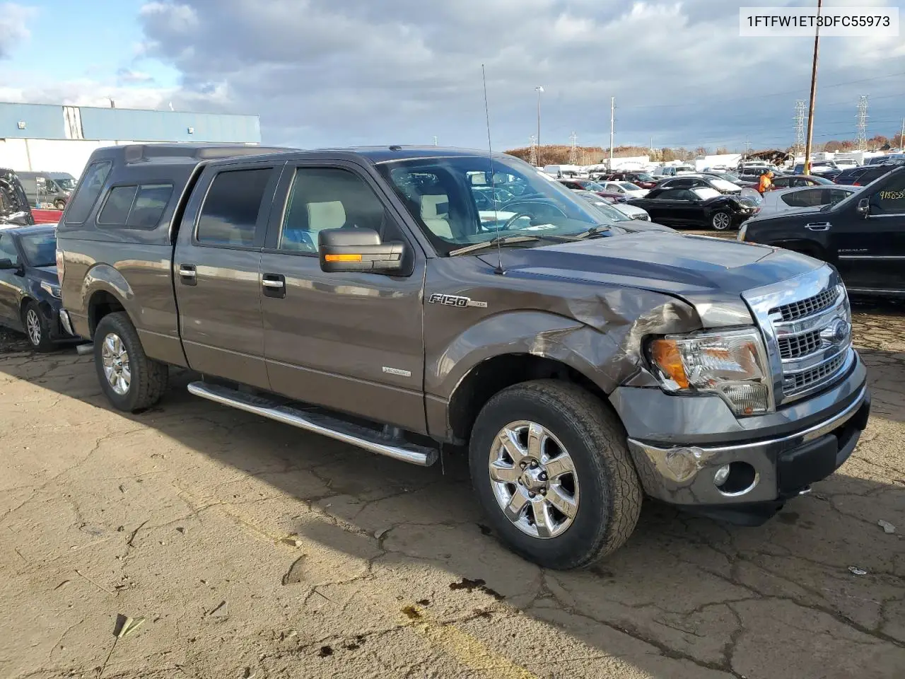 1FTFW1ET3DFC55973 2013 Ford F150 Supercrew