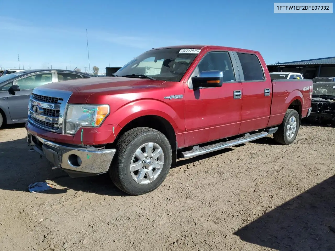 1FTFW1EF2DFE07932 2013 Ford F150 Supercrew
