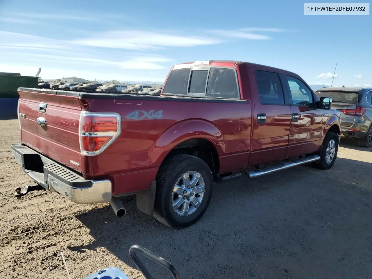 1FTFW1EF2DFE07932 2013 Ford F150 Supercrew