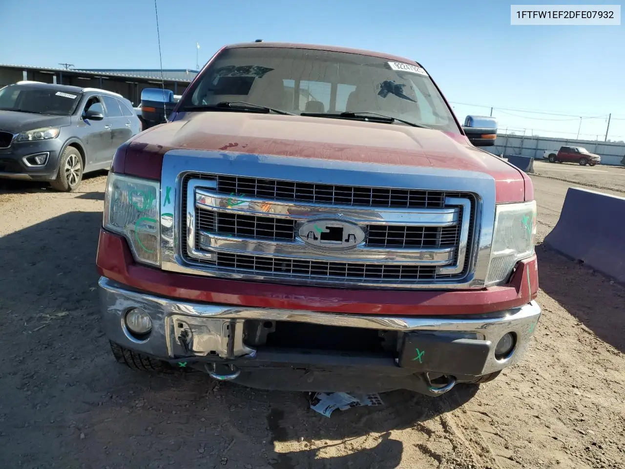 1FTFW1EF2DFE07932 2013 Ford F150 Supercrew