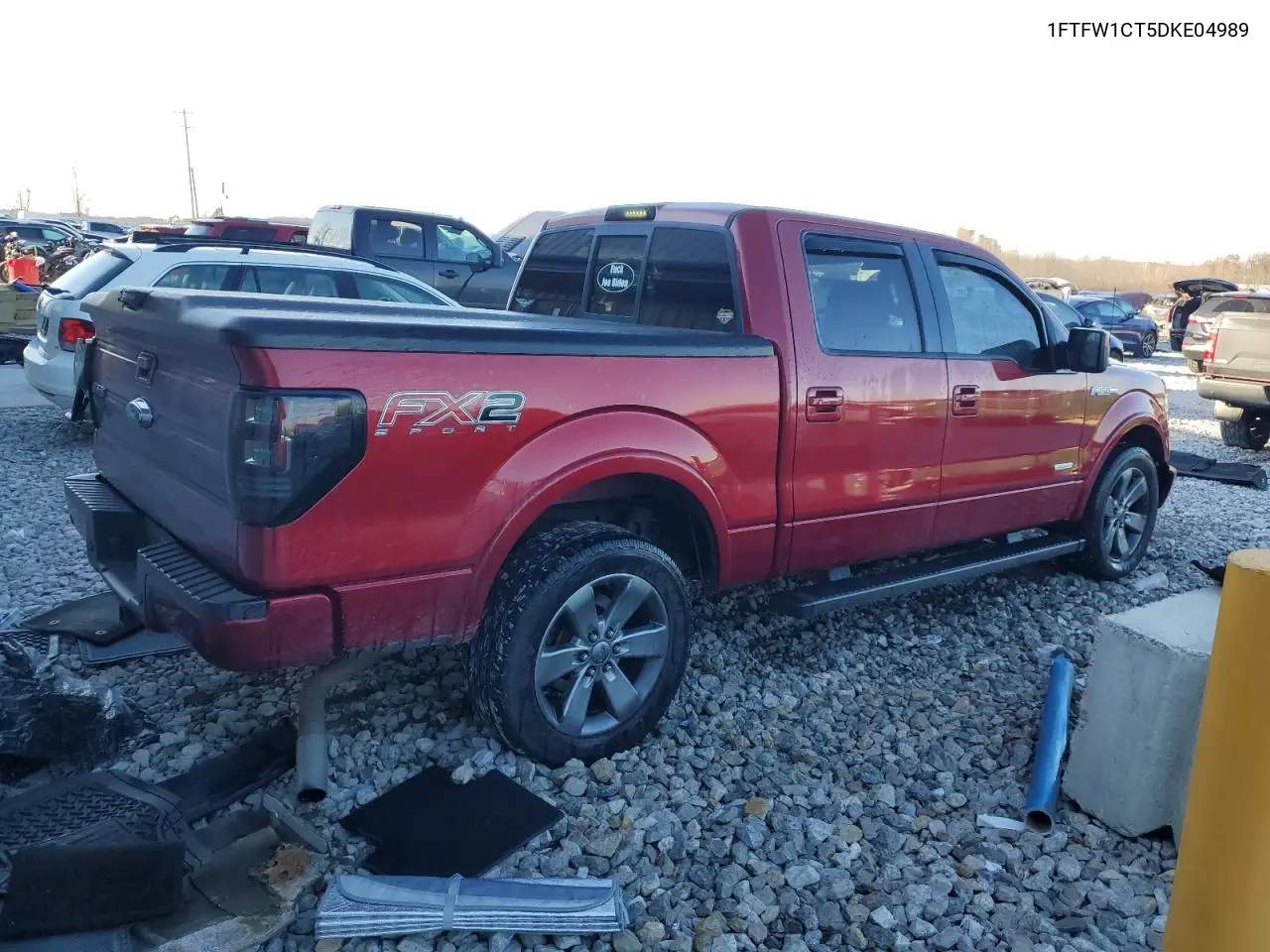 1FTFW1CT5DKE04989 2013 Ford F150 Supercrew