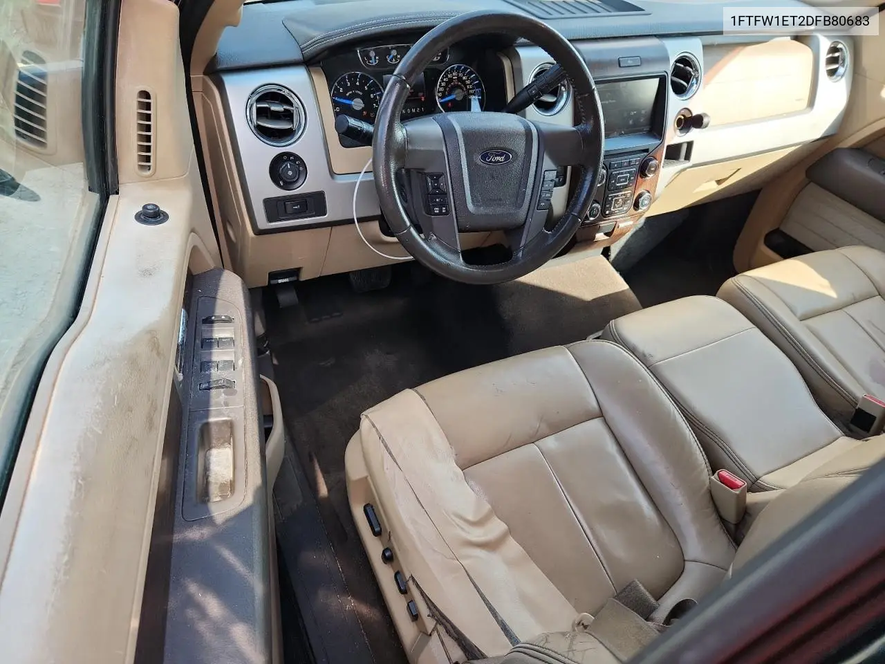 1FTFW1ET2DFB80683 2013 Ford F150 Supercrew