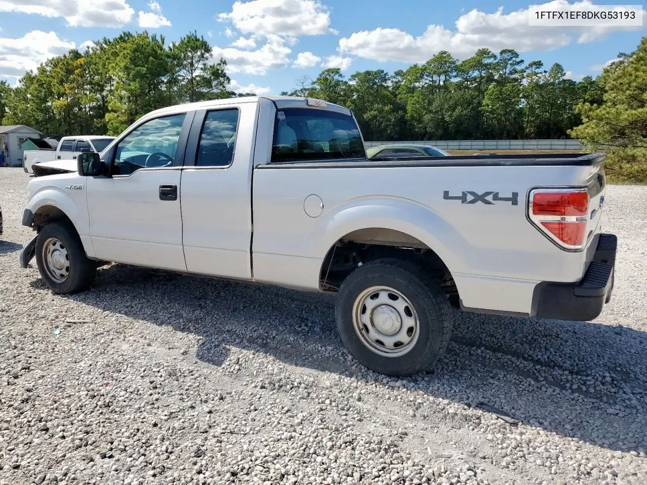 1FTFX1EF8DKG53193 2013 Ford F150 Super Cab