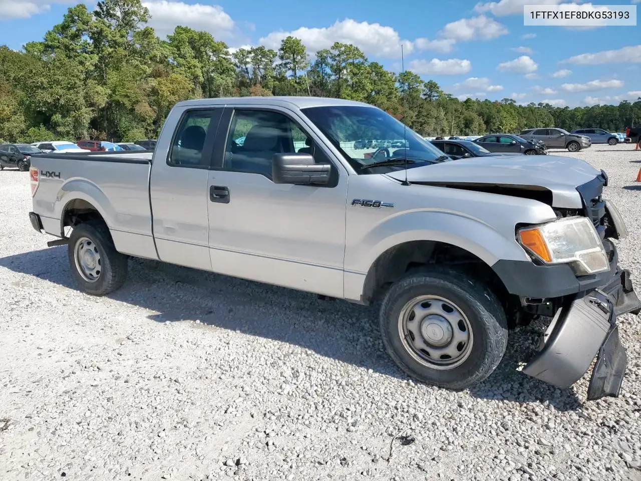 1FTFX1EF8DKG53193 2013 Ford F150 Super Cab