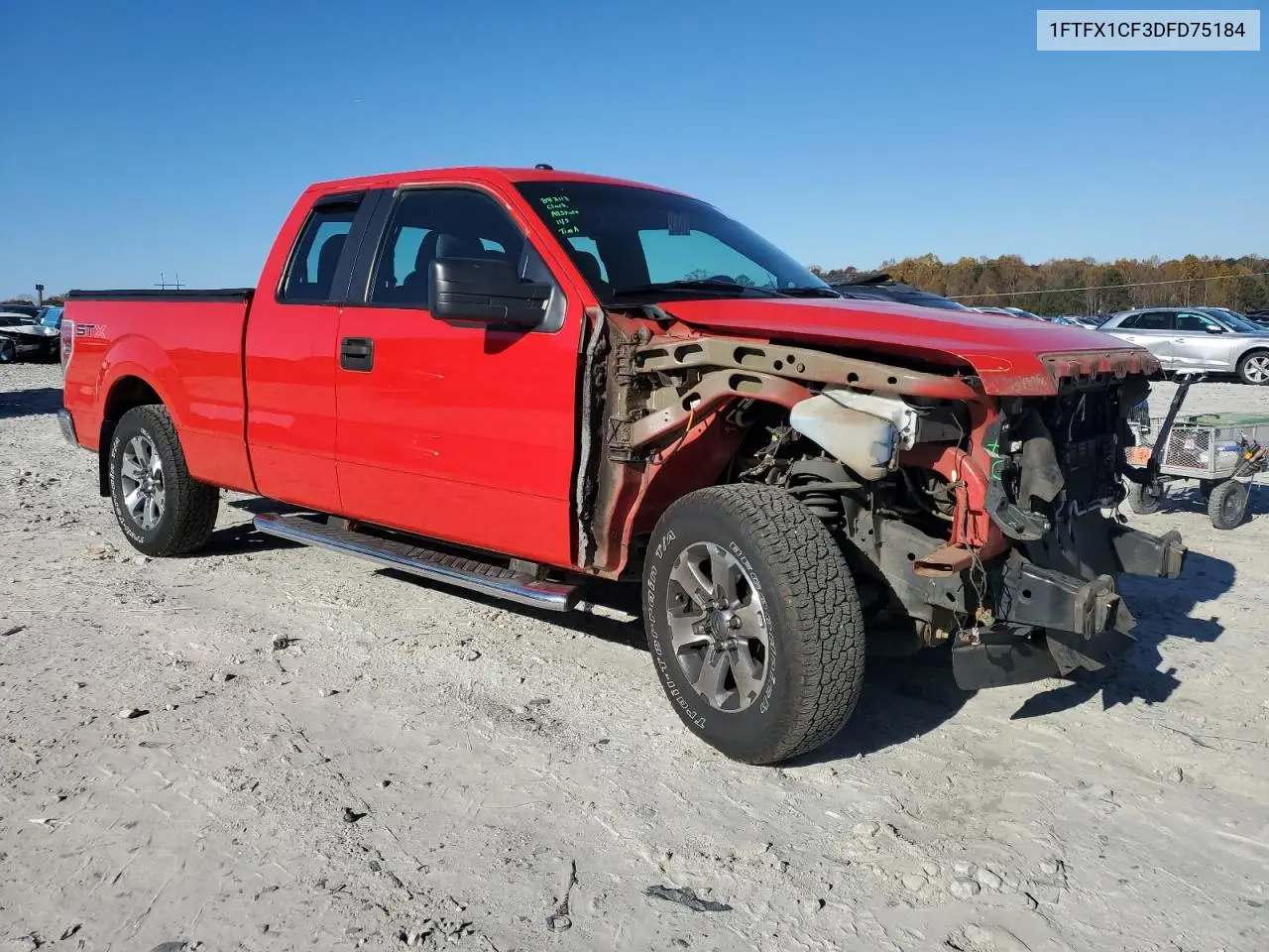 1FTFX1CF3DFD75184 2013 Ford F150 Super Cab