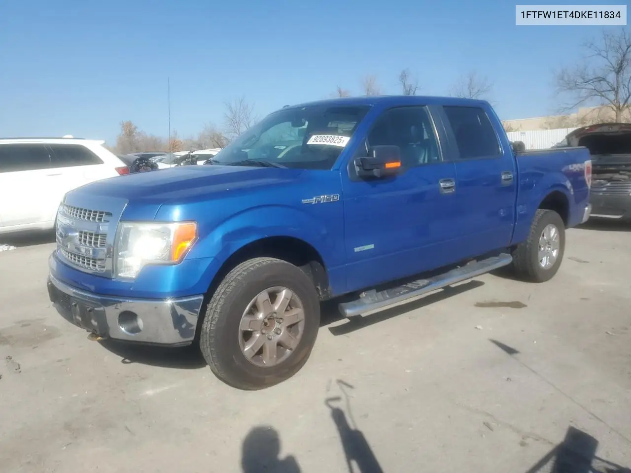 1FTFW1ET4DKE11834 2013 Ford F150 Supercrew