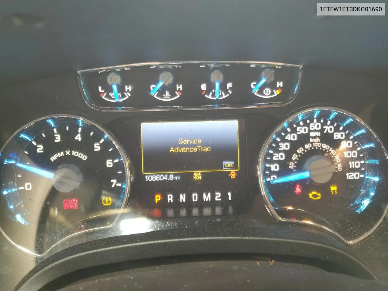 1FTFW1ET3DKG01690 2013 Ford F150 Supercrew