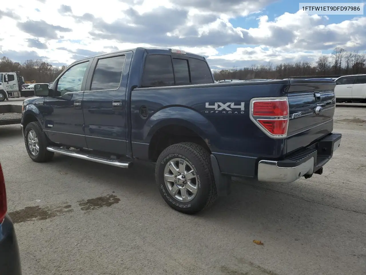 1FTFW1ET9DFD97986 2013 Ford F150 Supercrew