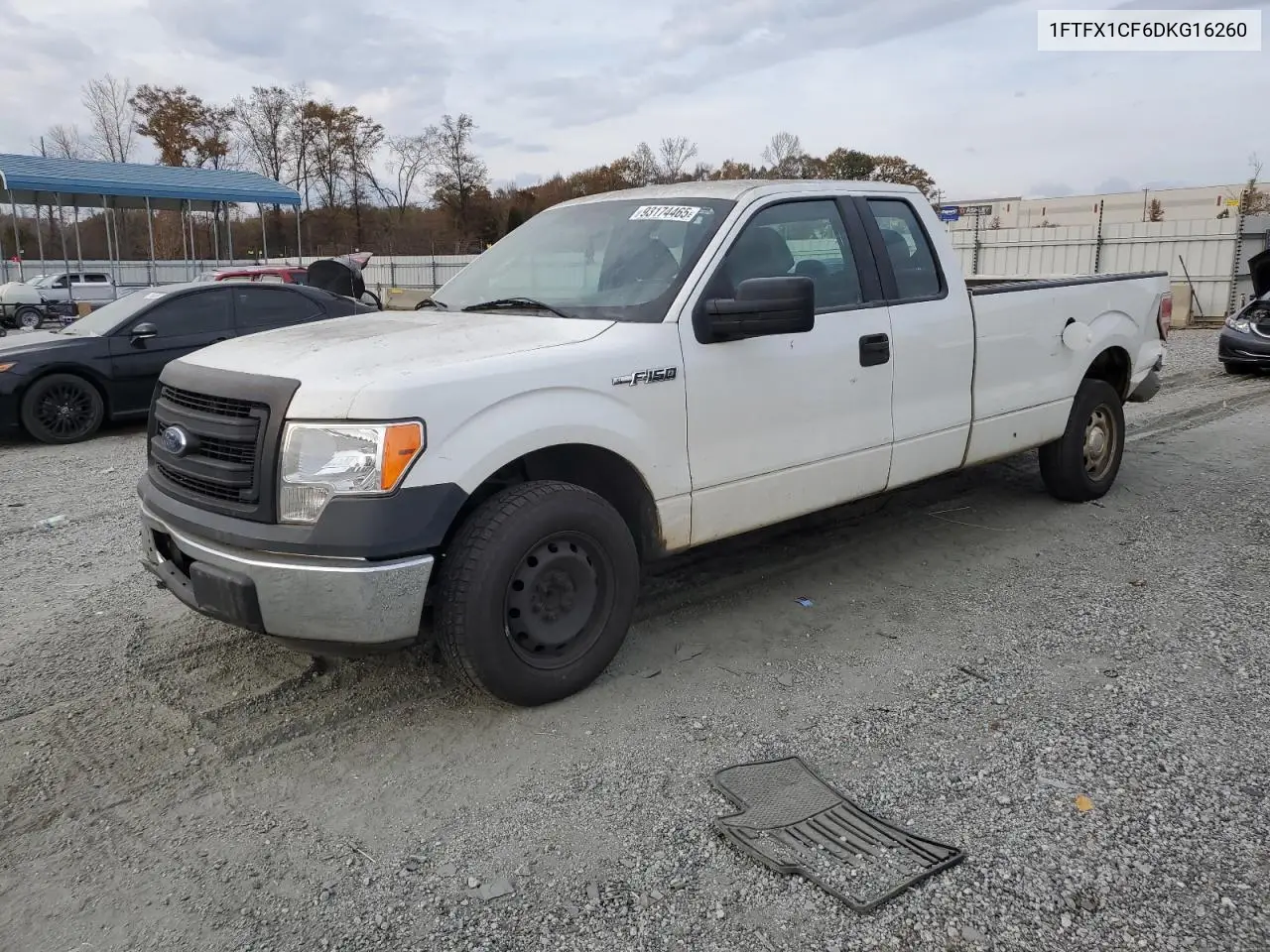 1FTFX1CF6DKG16260 2013 Ford F150 Super Cab