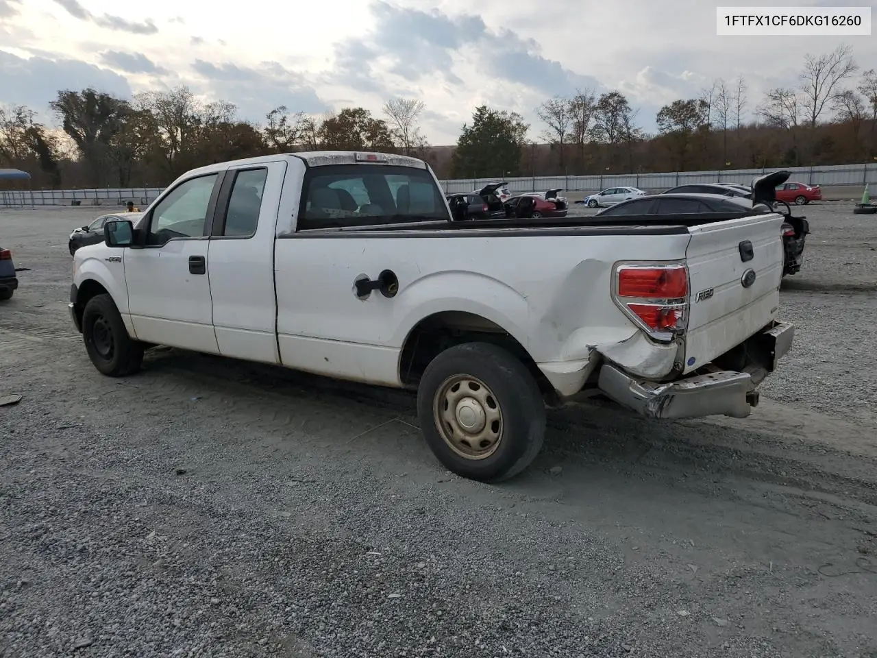 1FTFX1CF6DKG16260 2013 Ford F150 Super Cab