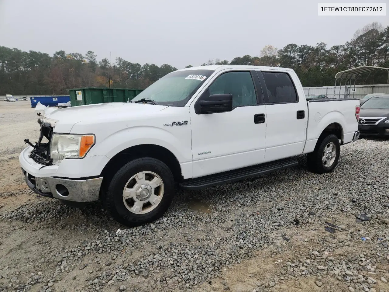 1FTFW1CT8DFC72612 2013 Ford F150 Supercrew