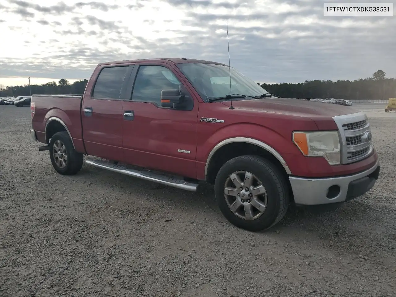 1FTFW1CTXDKG38531 2013 Ford F150 Supercrew
