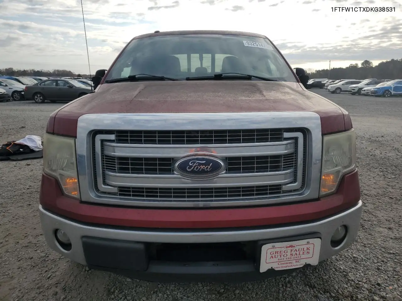1FTFW1CTXDKG38531 2013 Ford F150 Supercrew