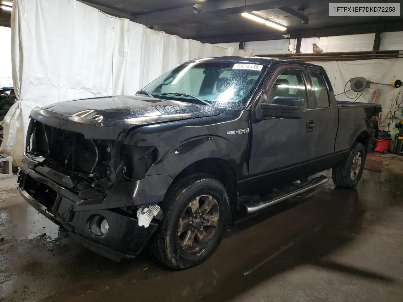 1FTFX1EF7DKD72258 2013 Ford F150 Super Cab
