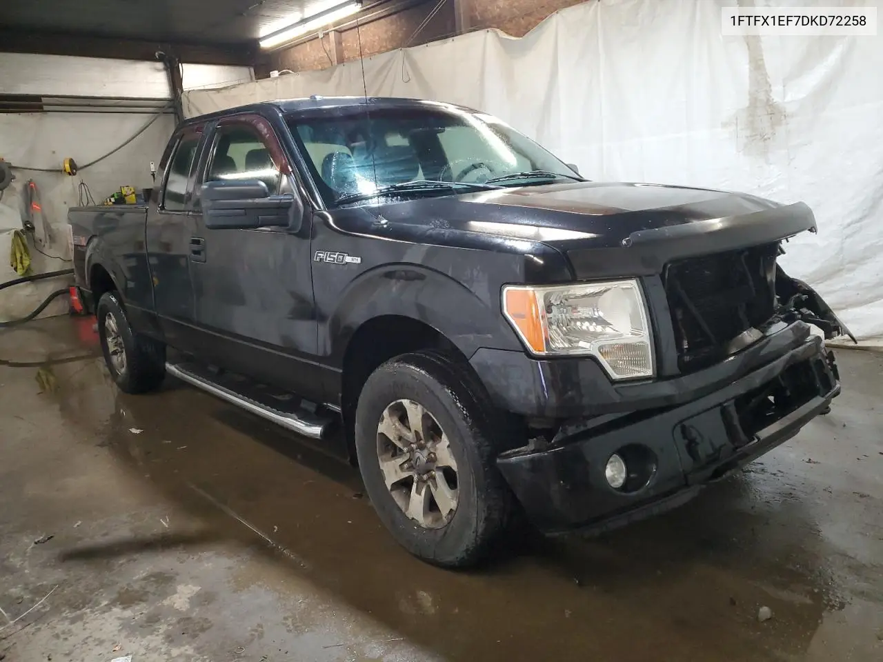 1FTFX1EF7DKD72258 2013 Ford F150 Super Cab