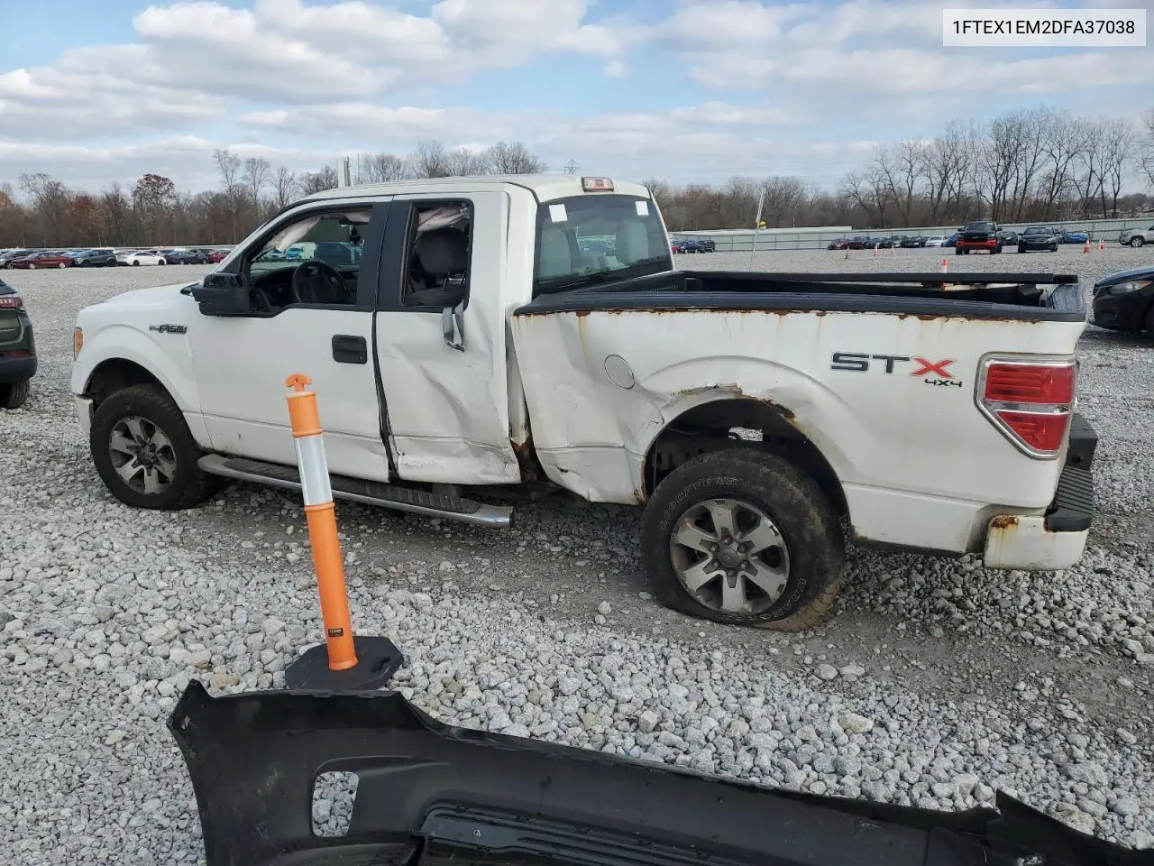 1FTEX1EM2DFA37038 2013 Ford F150 Super Cab
