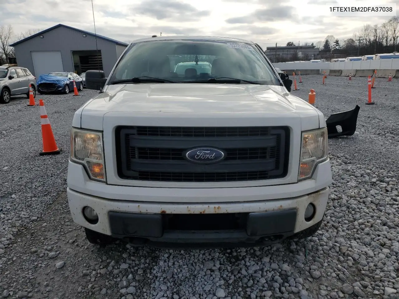 1FTEX1EM2DFA37038 2013 Ford F150 Super Cab