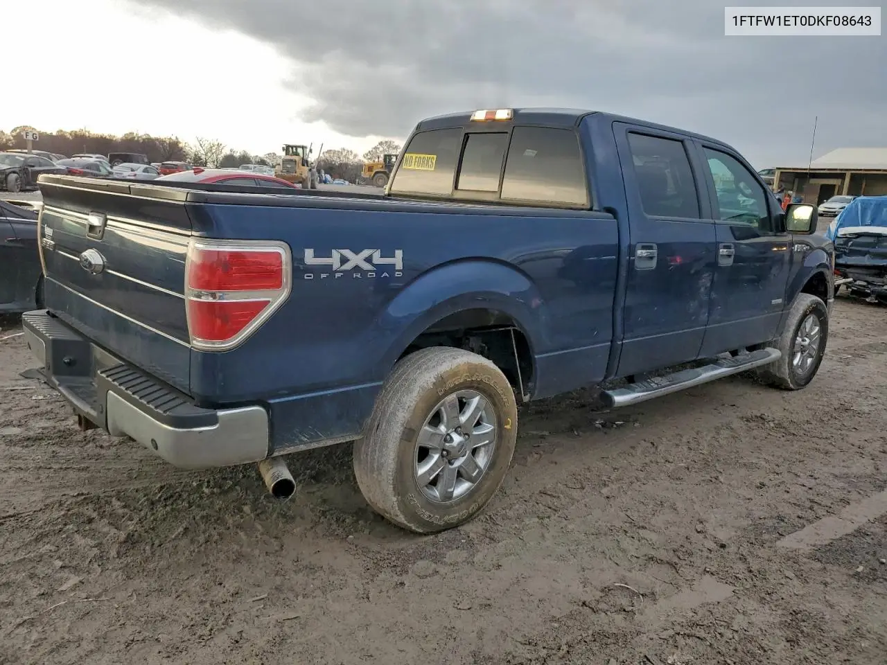 1FTFW1ET0DKF08643 2013 Ford F150 Supercrew
