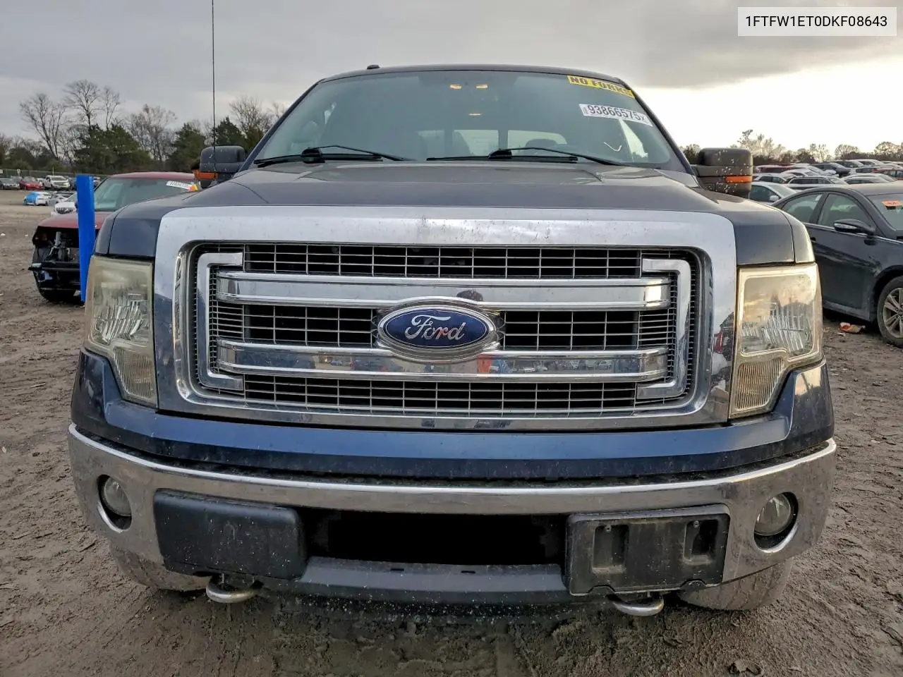 1FTFW1ET0DKF08643 2013 Ford F150 Supercrew