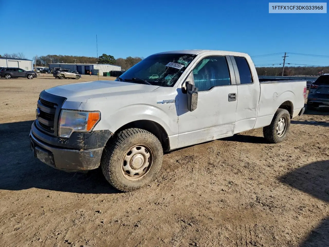 1FTFX1CF3DKG33968 2013 Ford F150 Super Cab