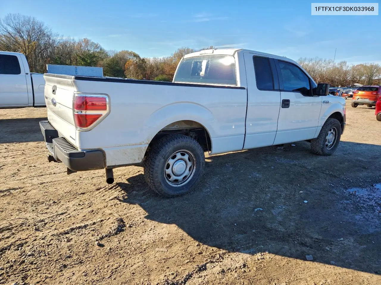 1FTFX1CF3DKG33968 2013 Ford F150 Super Cab