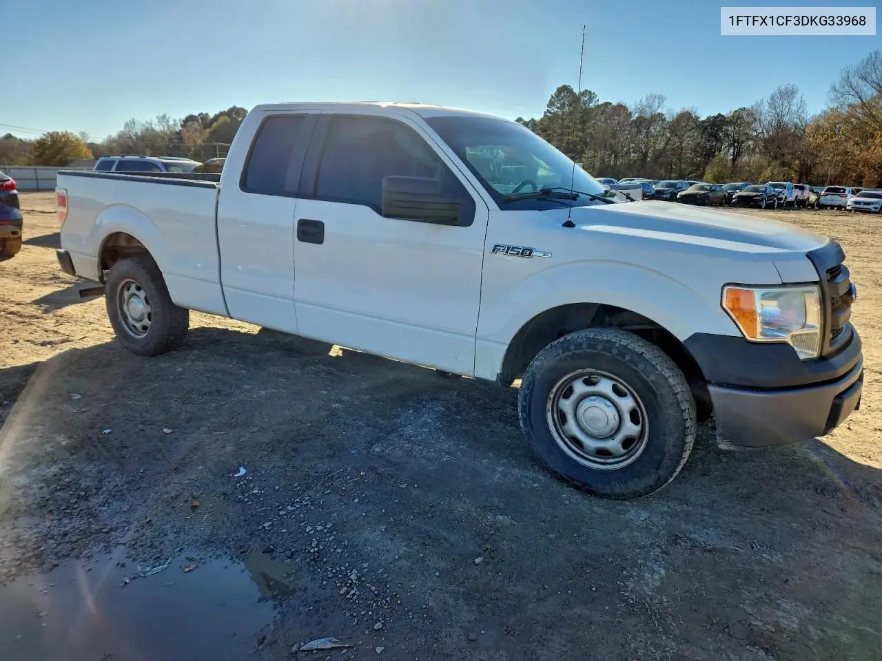 1FTFX1CF3DKG33968 2013 Ford F150 Super Cab