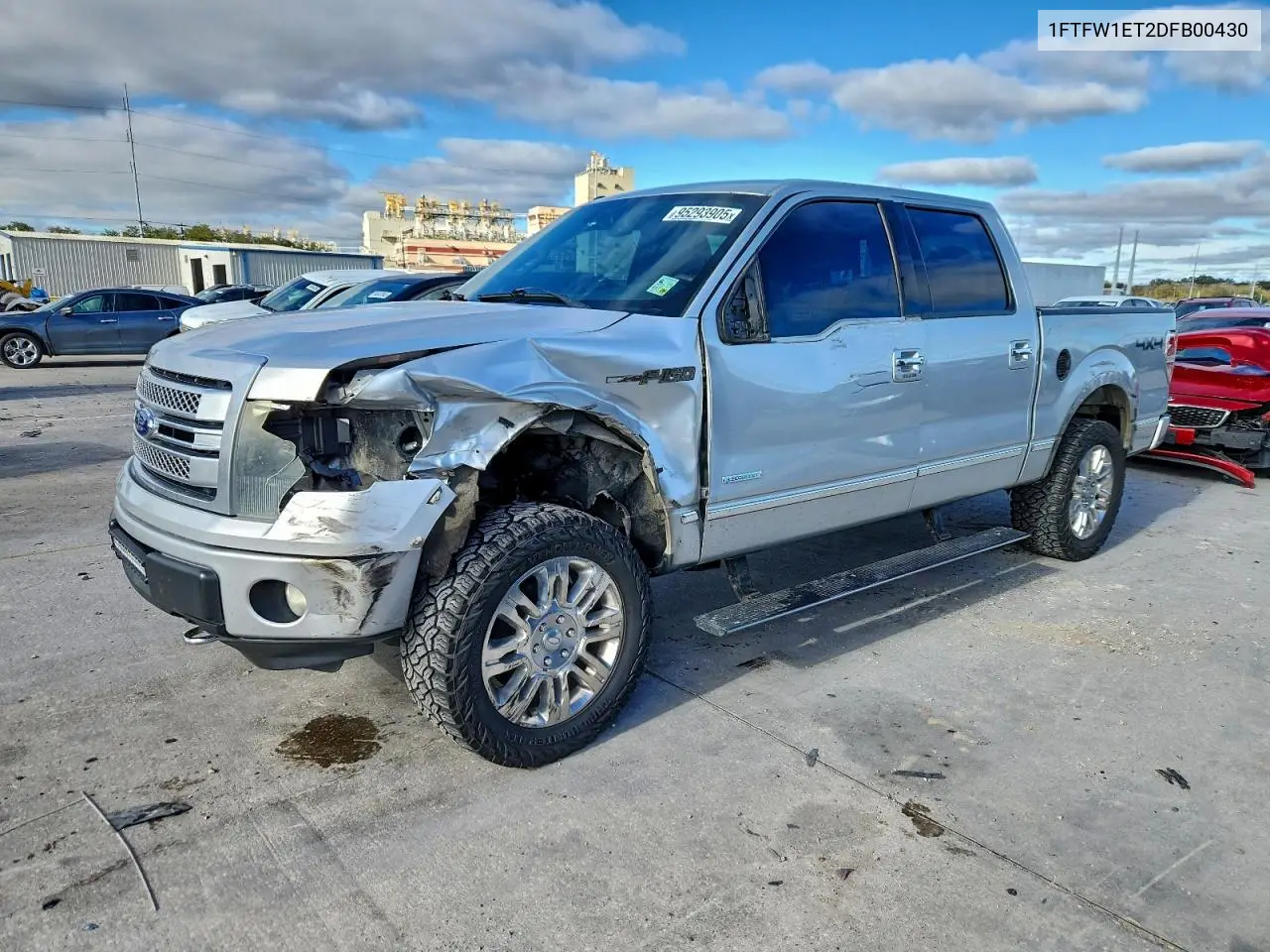 1FTFW1ET2DFB00430 2013 Ford F150 Supercrew