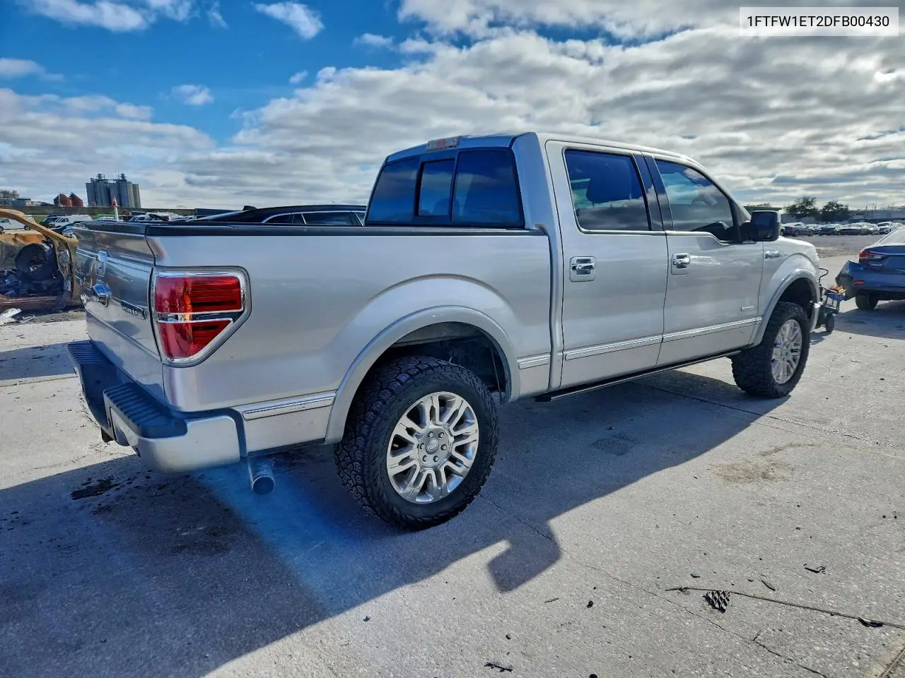 1FTFW1ET2DFB00430 2013 Ford F150 Supercrew