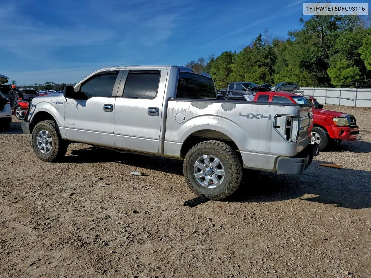 1FTFW1ET6DFC93116 2013 Ford F150 Supercrew